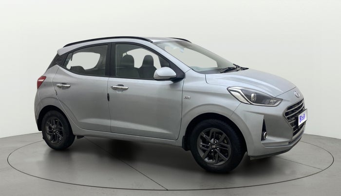 2021 Hyundai GRAND I10 NIOS SPORTZ AMT 1.2 KAPPA VTVT, Petrol, Automatic, 83,628 km, Right Front Diagonal