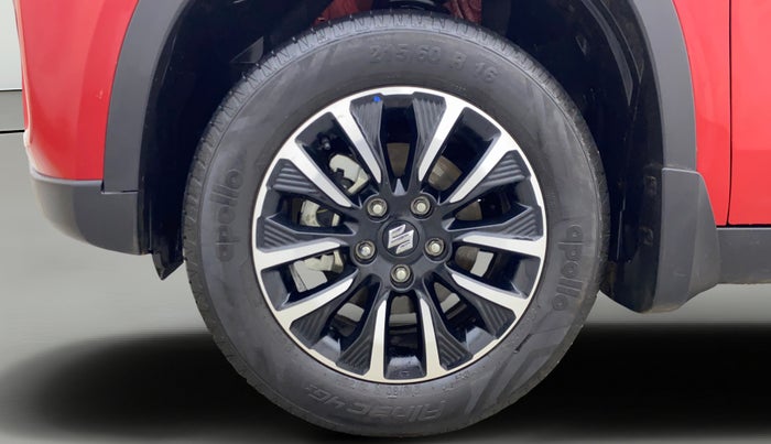 2021 Maruti Vitara Brezza ZXI PLUS DUAL TONE, Petrol, Manual, 2,515 km, Left Front Wheel