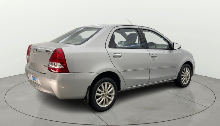 2014 Toyota Etios V, Petrol, Manual, 81,689 km, Right Back Diagonal