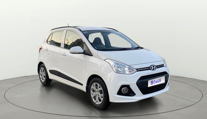 2015 Hyundai Grand i10 SPORTZ 1.2 KAPPA VTVT, Petrol, Manual, 63,232 km, Right Front Diagonal