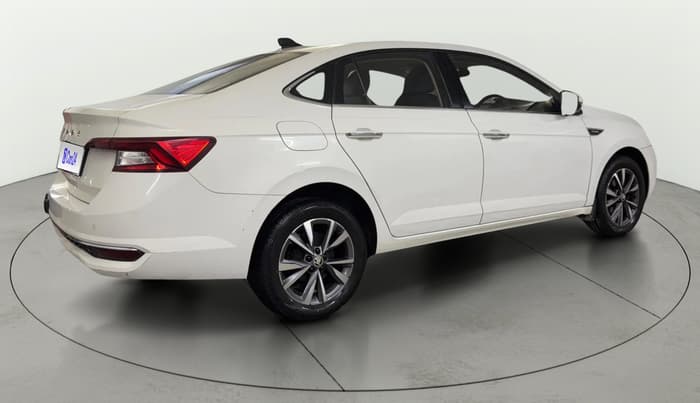 2023 Skoda SLAVIA STYLE 1.0L TSI AT, Petrol, Automatic, 25,743 km, Right Back Diagonal