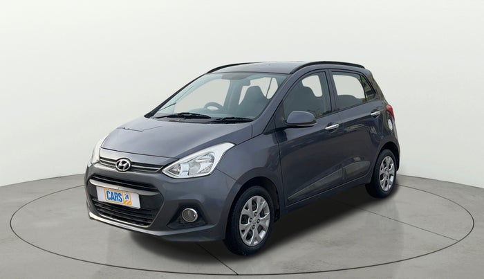 2014 Hyundai Grand i10 SPORTZ 1.2 KAPPA VTVT, Petrol, Manual, 61,751 km, Left Front Diagonal