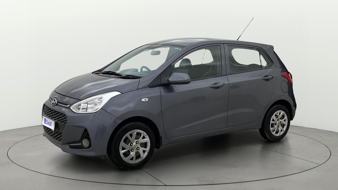2017 Hyundai Grand i10 SPORTZ 1.2 KAPPA VTVT, Petrol, Manual, 53,329 km, Left Front Diagonal