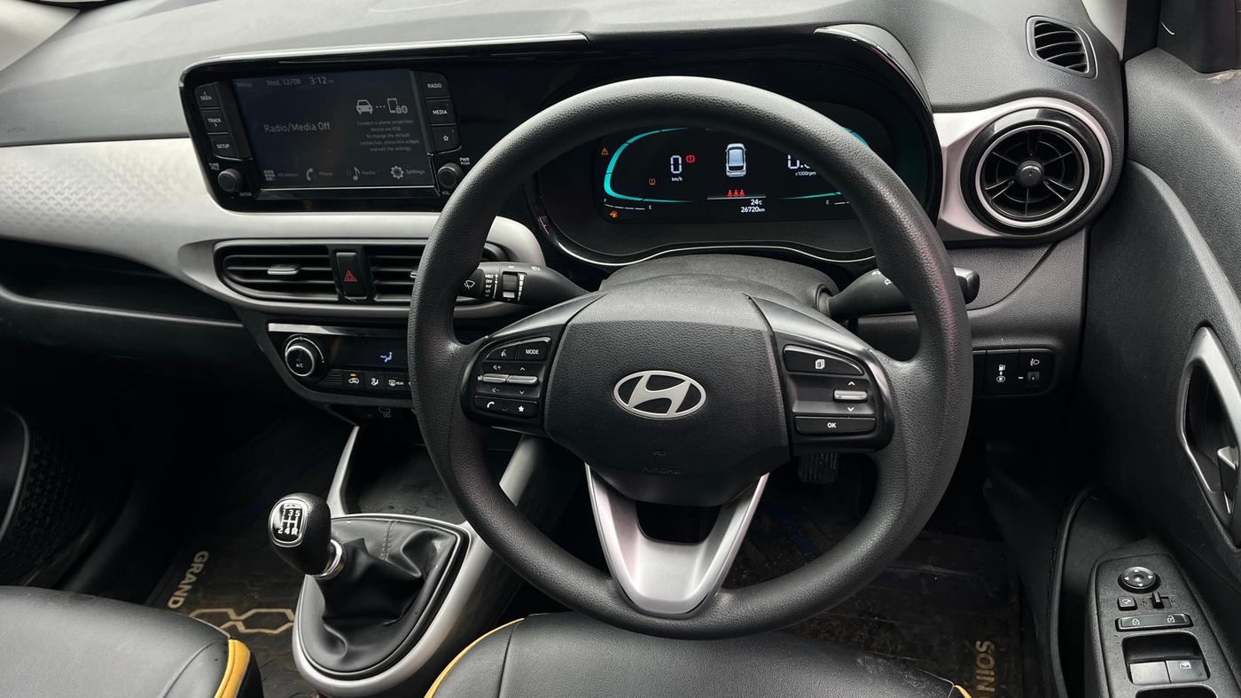 2025 Hyundai EXTER SX 1.2 MT Hy-CNG Duo , CNG, Manual, 26,708 km, Steering Wheel Close Up