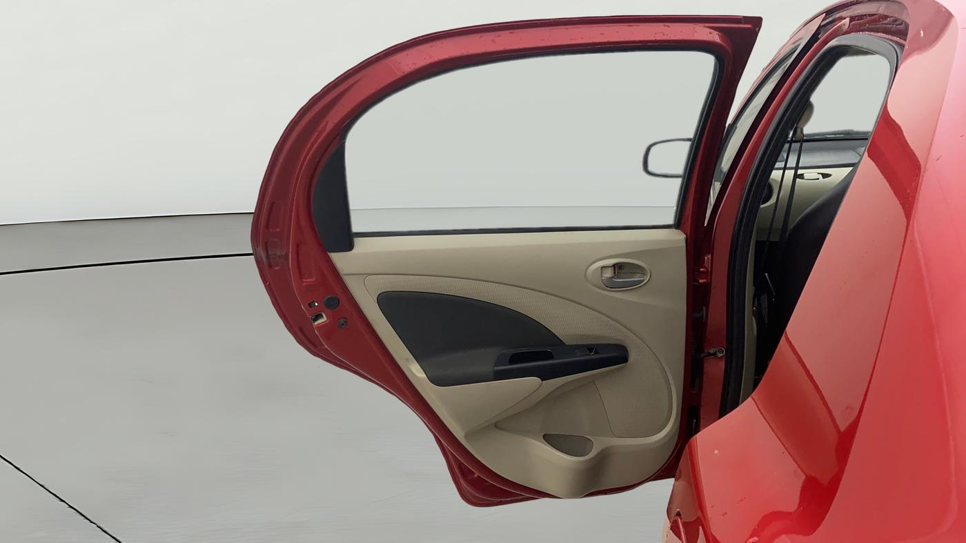 2012 Toyota Etios Liva G, Petrol, Manual, 96,695 km, LHS Rear Door