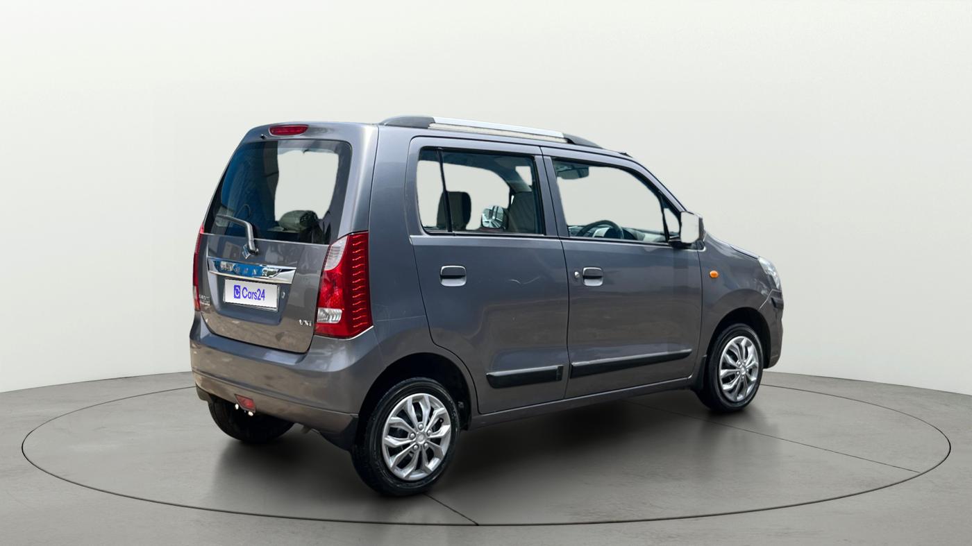 2013 Maruti Wagon R 1.0 VXI, Petrol, Manual, 60,308 km, Right Back Diagonal