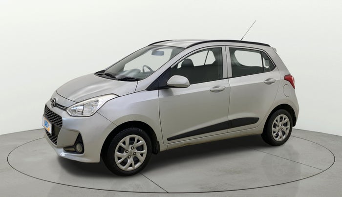 2017 Hyundai Grand i10 SPORTZ (O) 1.2 KAPPA VTVT, Petrol, Manual, 79,962 km, Left Front Diagonal
