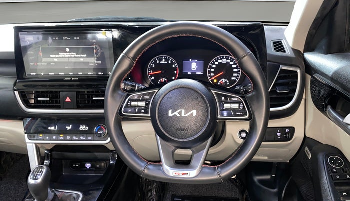 2021 KIA SELTOS GTX (O) 1.4 PETROL, Petrol, Manual, 14,857 km, Steering Wheel Close Up