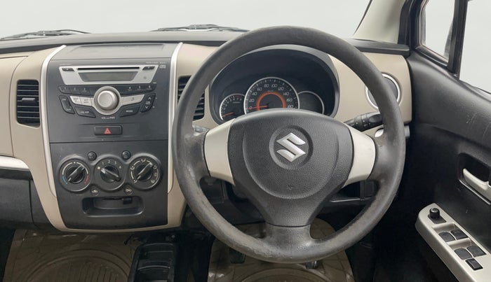 2015 Maruti Wagon R 1.0 VXI, Petrol, Manual, 57,209 km, Steering Wheel Close Up