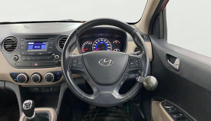 2015 Hyundai Grand i10 ASTA 1.2 KAPPA VTVT, Petrol, Manual, 35,957 km, Steering Wheel Close Up