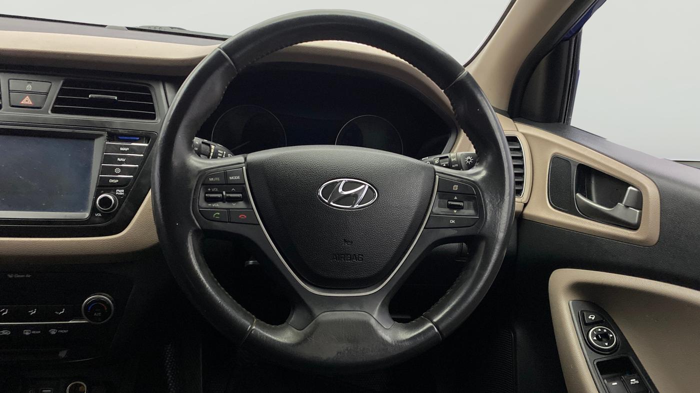 2015 Hyundai Elite i20 ASTA 1.2 (O), Petrol, Manual, 62,973 km, Steering Wheel Close Up