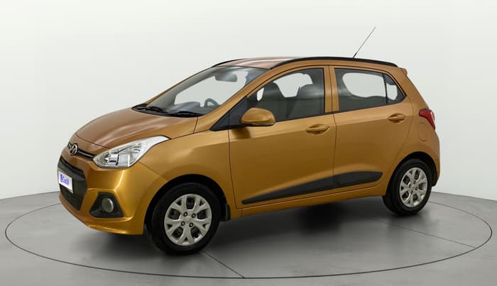 2015 Hyundai Grand i10 SPORTZ 1.2 KAPPA VTVT, Petrol, Manual, 51,494 km, Left Front Diagonal