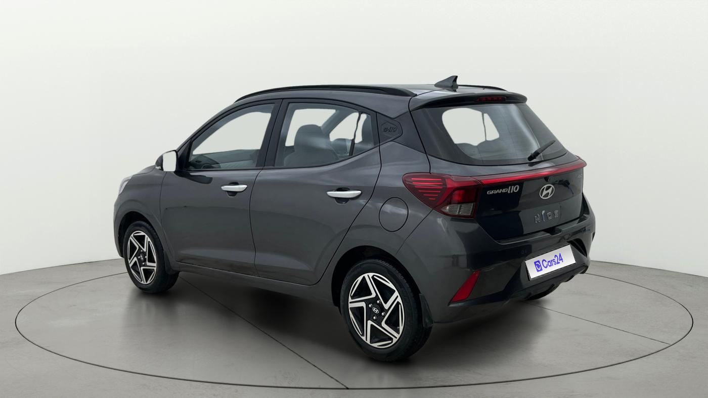 2024 Hyundai GRAND I10 NIOS ASTA AMT 1.2 KAPPA VTVT, Petrol, Automatic, 22,794 km, Left Back Diagonal