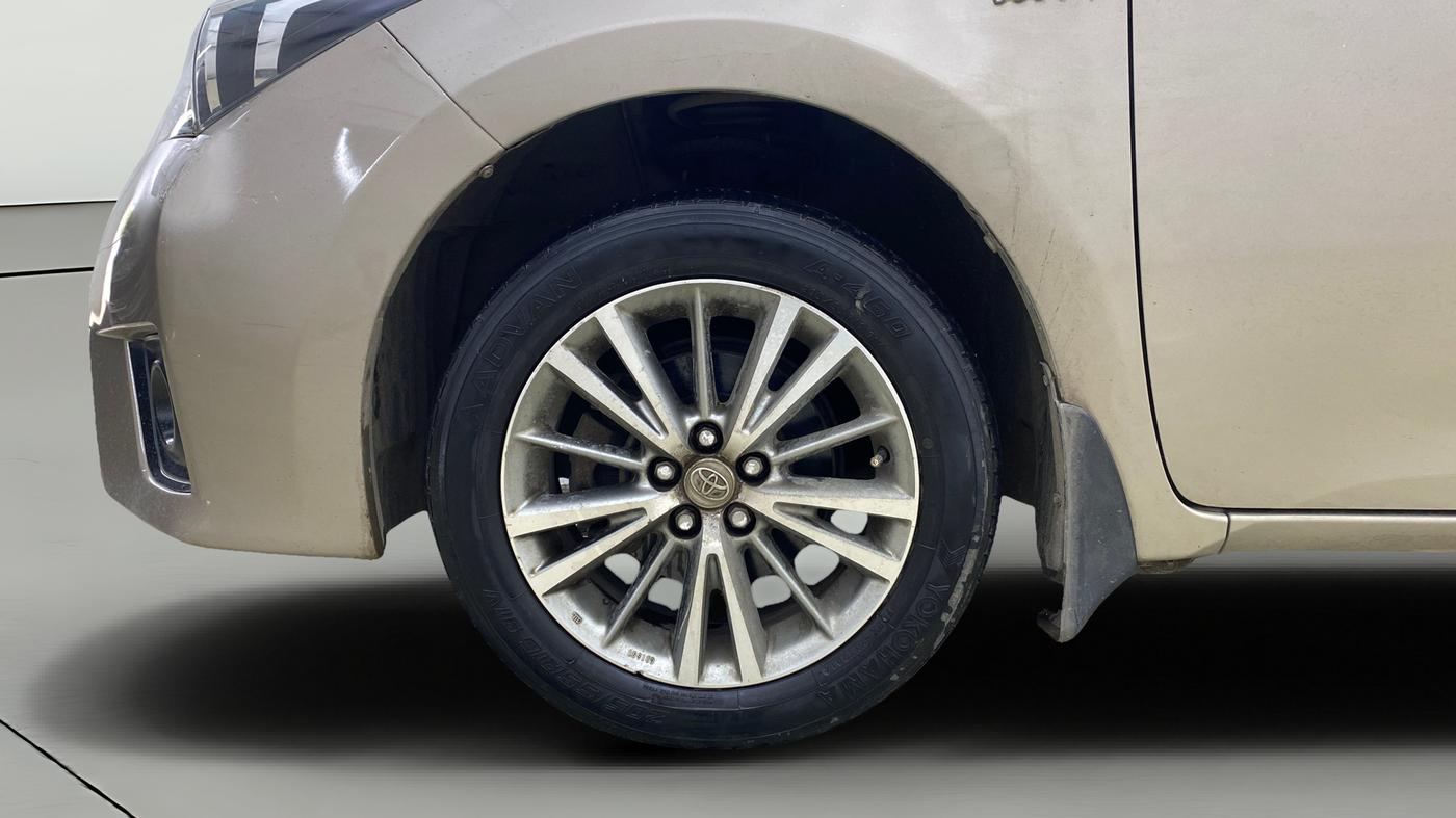 2014 Toyota Corolla Altis VL CVT PETROL, Petrol, Automatic, 78,576 km, Left Front Wheel
