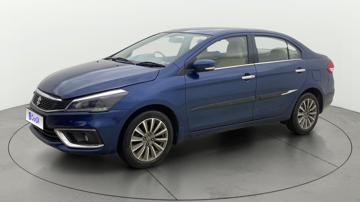 2019 Maruti Ciaz ALPHA  AT 1.5 SHVS PETROL, Petrol, Automatic, 52,089 km, Left Front Diagonal