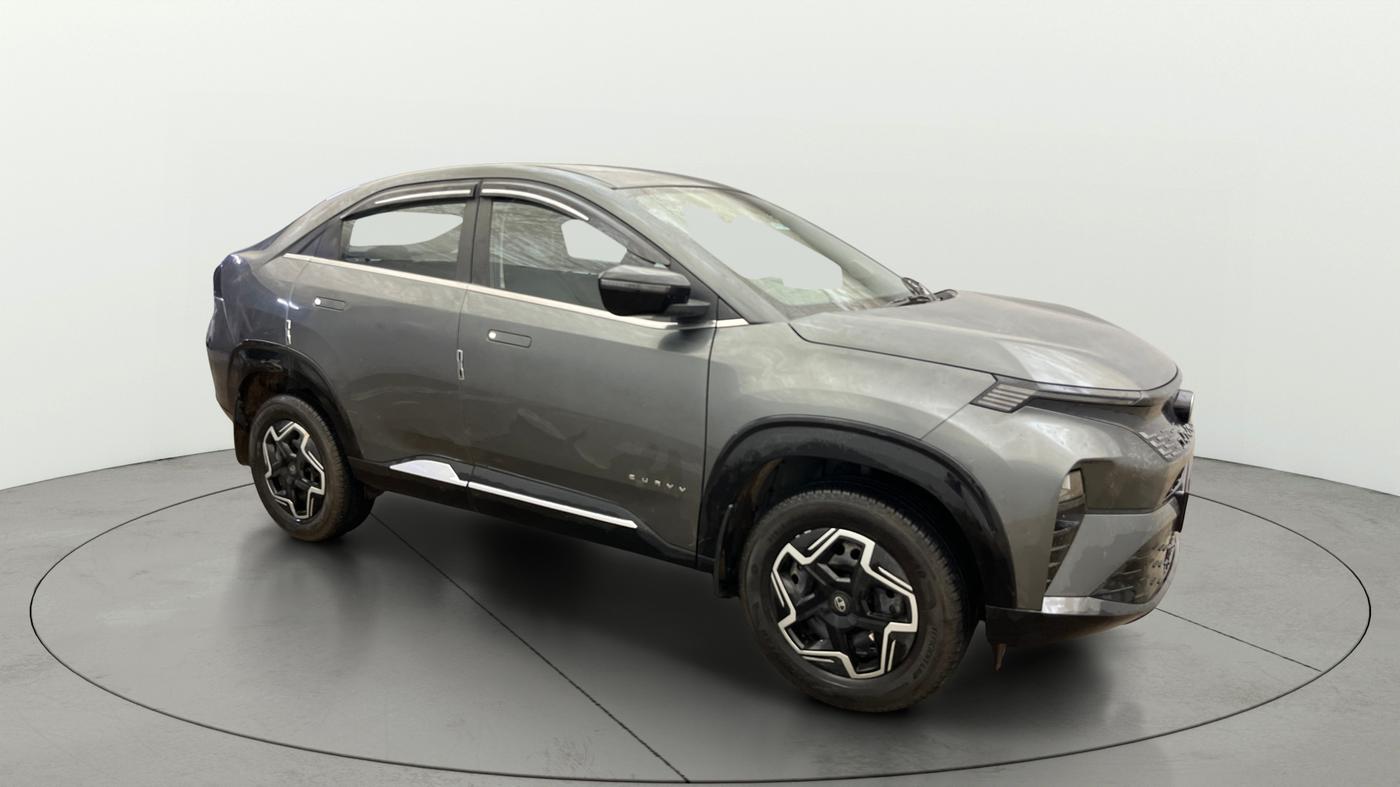 2025 Tata Curvv Pure Plus 1.2 Petrol 7DCA, Petrol, Automatic, 10,215 km, Right Front Diagonal