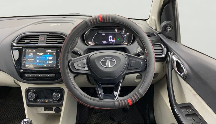 2022 Tata TIGOR XZ PLUS CNG, CNG, Manual, 24,039 km, Steering Wheel Close Up