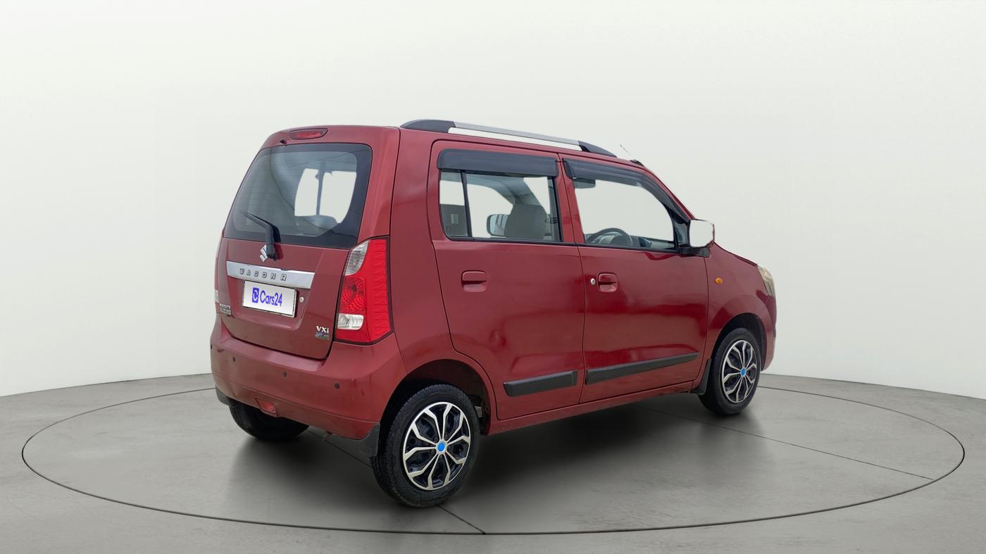 2015 Maruti Wagon R 1.0 VXI AMT, Petrol, Automatic, 32,019 km, Right Back Diagonal