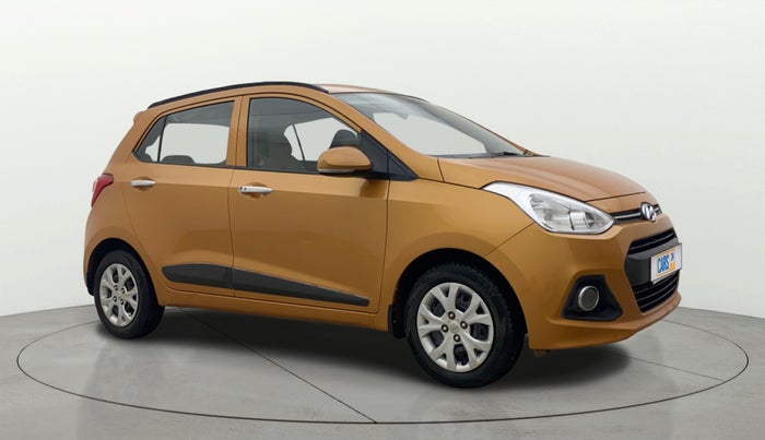 2014 Hyundai Grand i10 SPORTZ 1.2 KAPPA VTVT, Petrol, Manual, 25,663 km, Right Front Diagonal