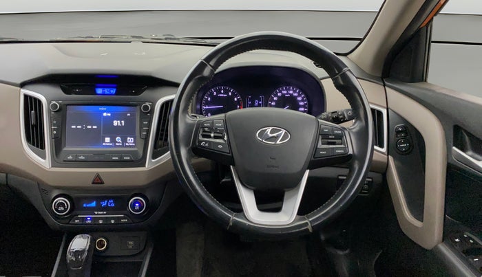 2018 Hyundai Creta SX AT 1.6 PETROL, Petrol, Automatic, 73,980 km, Steering Wheel Close Up