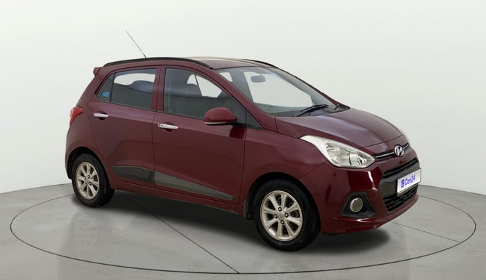 2015 Hyundai Grand i10 ASTA AT 1.2 KAPPA VTVT, Petrol, Automatic, 33,420 km, Right Front Diagonal