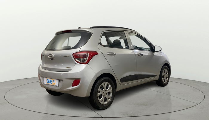 2013 Hyundai Grand i10 SPORTZ 1.2 KAPPA VTVT, Petrol, Manual, 37,401 km, Right Back Diagonal