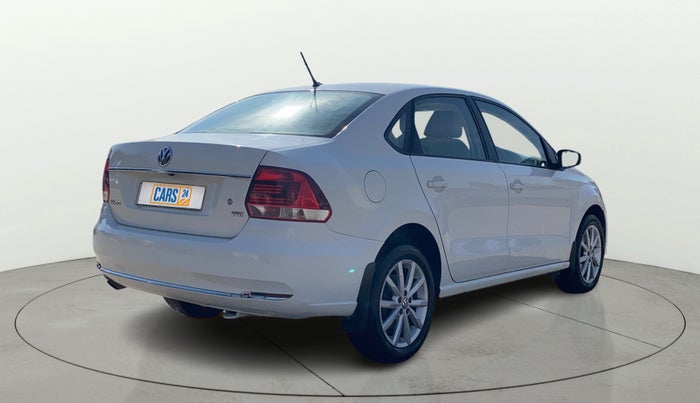 2018 Volkswagen Vento HIGHLINE PLUS 1.5 AT 16 ALLOY, Diesel, Automatic, 1,31,512 km, Right Back Diagonal