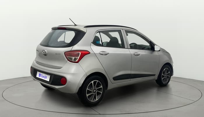 2017 Hyundai Grand i10 SPORTZ (O) AT 1.2 KAPPA VTVT, Petrol, Automatic, 83,522 km, Right Back Diagonal