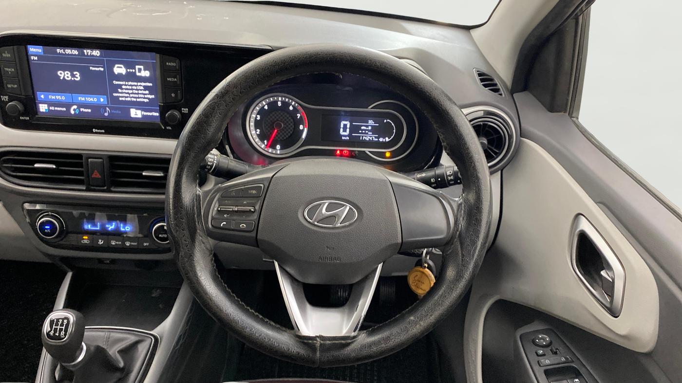 2021 Hyundai GRAND I10 NIOS SPORTZ 1.2 KAPPA VTVT, CNG, Manual, 1,14,317 km, Steering Wheel Close Up