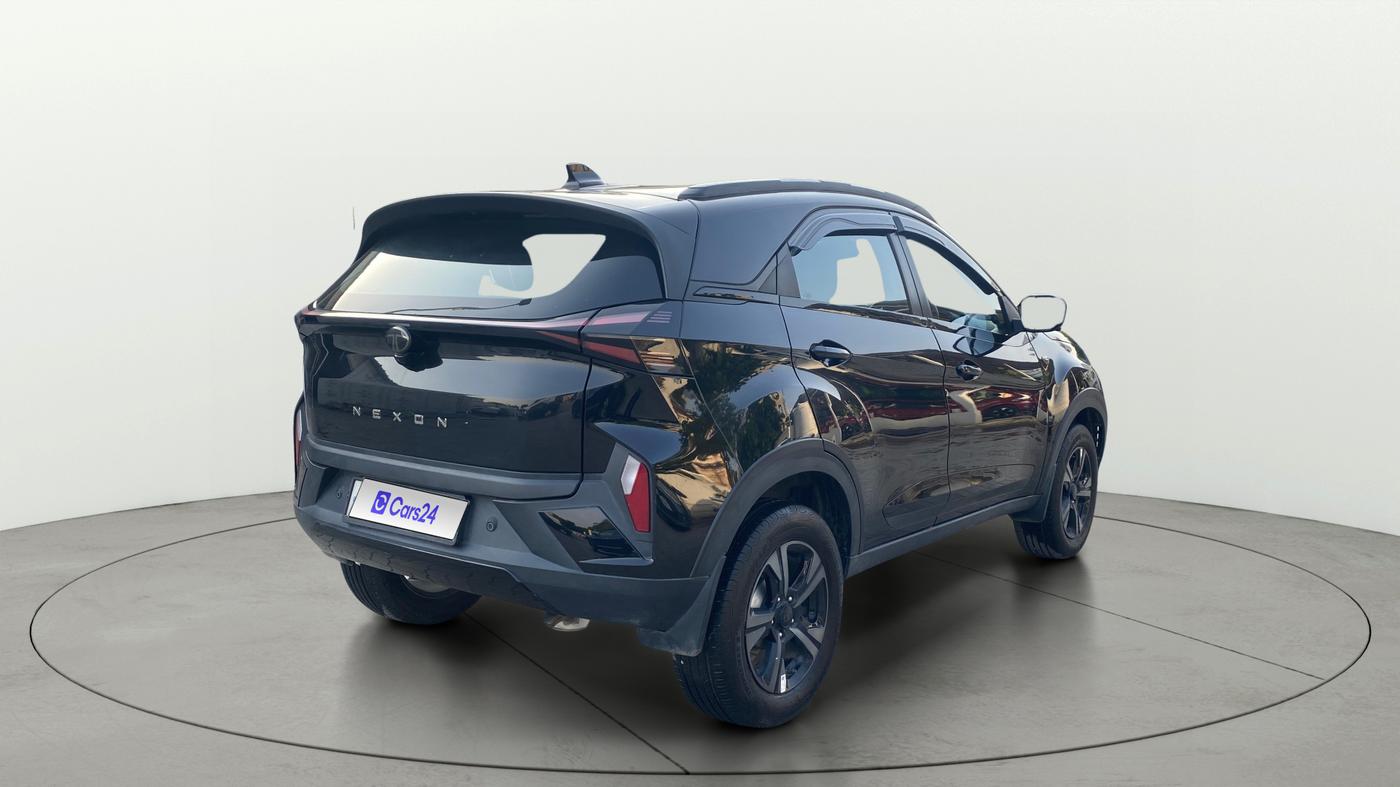 2024 Tata NEXON Creative Plus S 1.2 Revotron 6AMT Dark Edition, Petrol, Automatic, 12,253 km, Right Back Diagonal