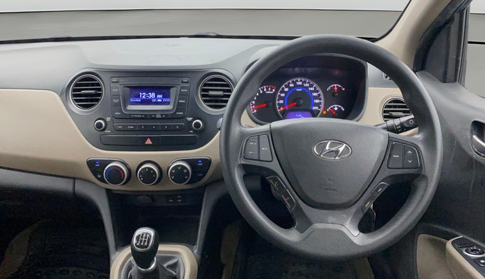 2016 Hyundai Grand i10 SPORTZ 1.2 KAPPA VTVT, Petrol, Manual, 93,995 km, Steering Wheel Close Up
