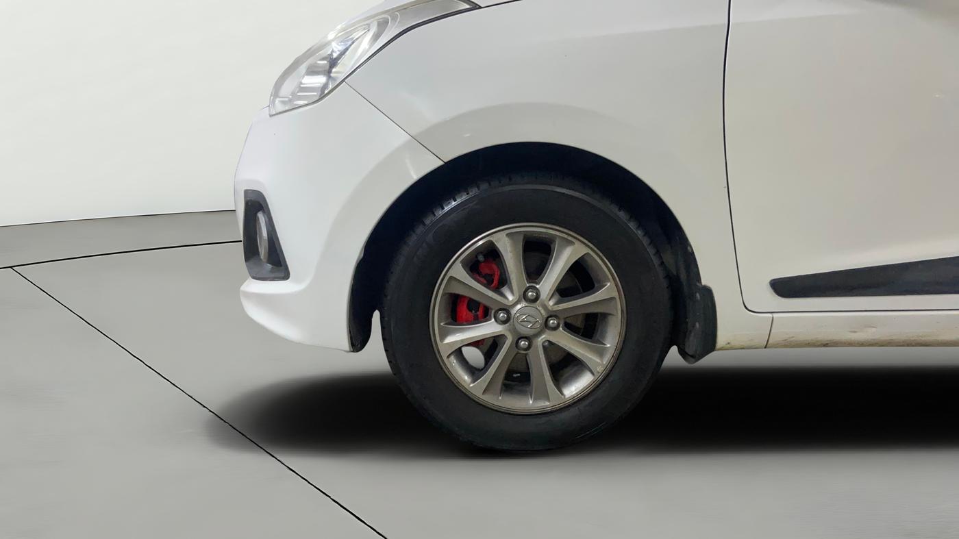 2016 Hyundai Grand i10 ASTA (O) AT 1.2 KAPPA VTVT, Petrol, Automatic, 52,189 km, Left Front Wheel