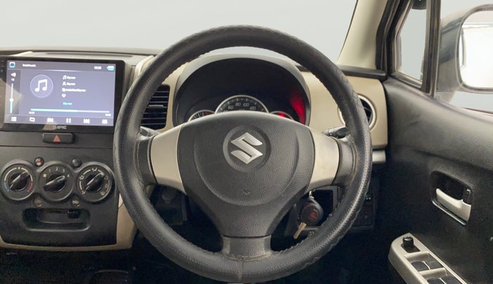 2015 Maruti Wagon R 1.0 VXI, Petrol, Manual, 89,912 km, Steering Wheel Close Up