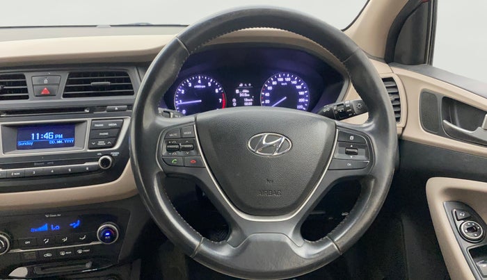 2014 Hyundai Elite i20 ASTA 1.2, Petrol, Manual, 1,09,430 km, Steering Wheel Close Up