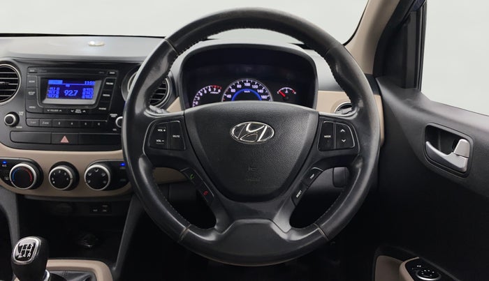 2016 Hyundai Grand i10 ASTA (O) 1.2 KAPPA VTVT, Petrol, Manual, 89,471 km, Steering Wheel Close Up