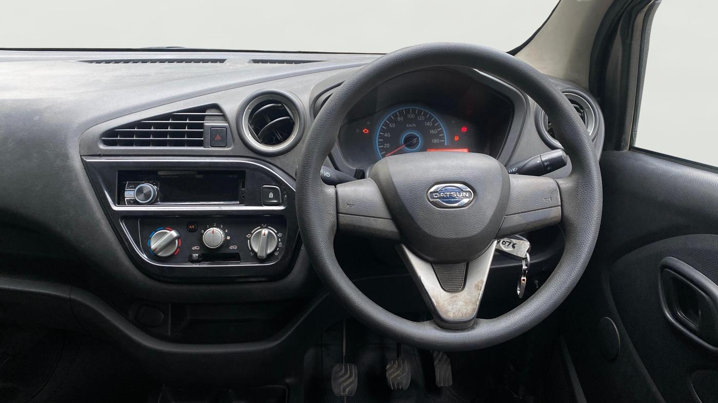 2017 Datsun Redi Go T, Petrol, Manual, 81,846 km, Steering Wheel Close Up