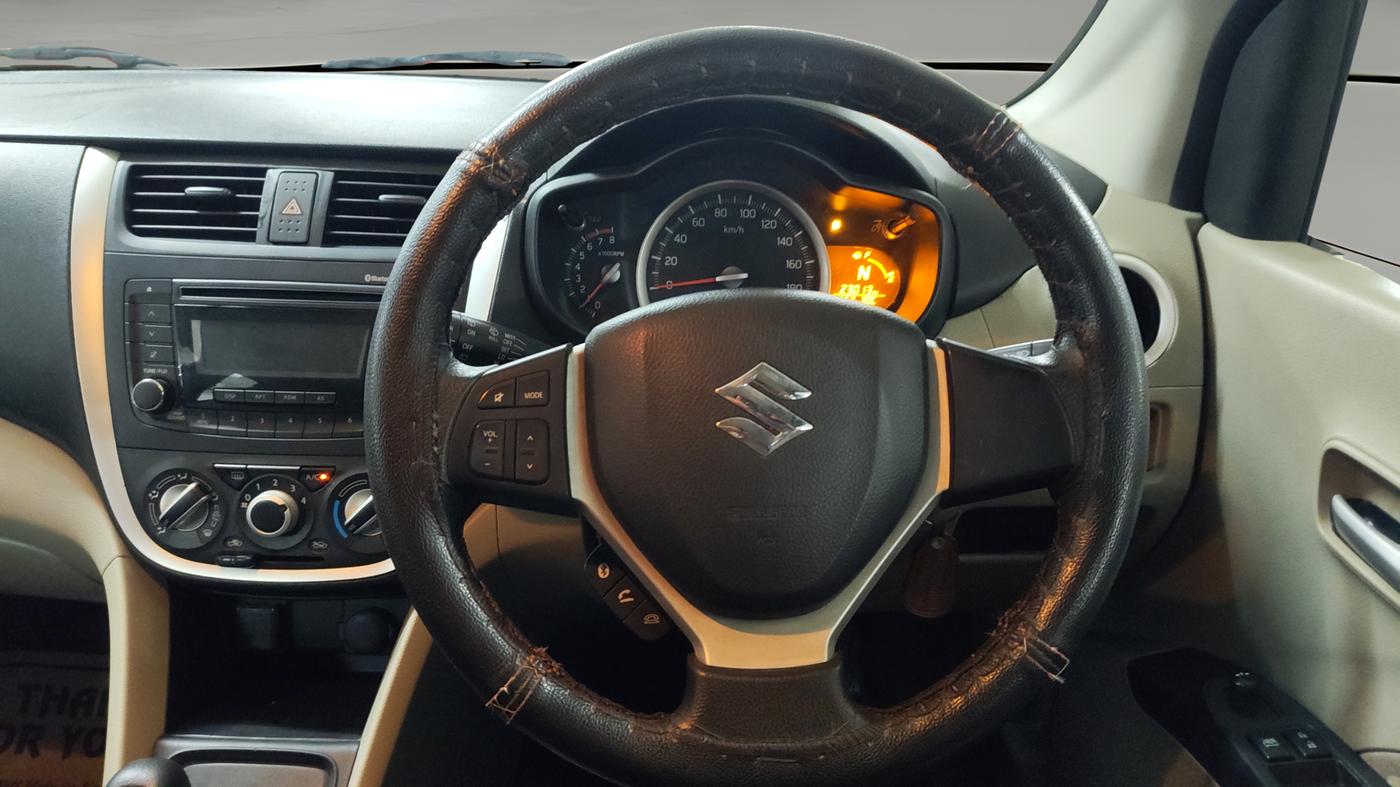 2015 Maruti Celerio ZXI AMT, Petrol, Automatic, 23,010 km, Steering Wheel Close Up