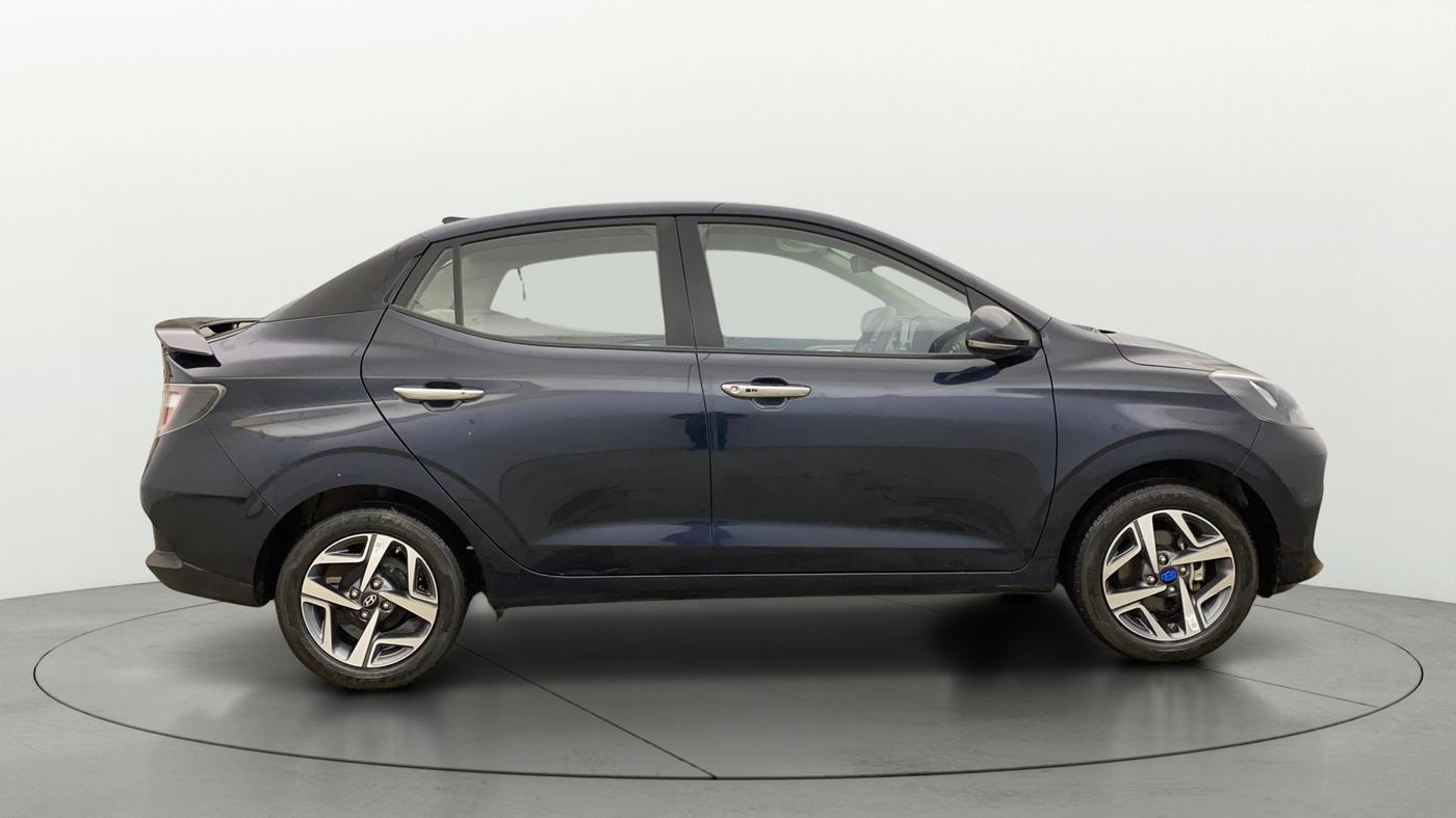 2024 Hyundai AURA SX 1.2 CNG, CNG, Manual, 7,796 km, Right Side View