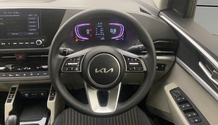 2022 KIA CARENS PRESTIGE PLUS 1.5 DIESEL 7 STR, Diesel, Manual, 40,230 km, Steering Wheel Close Up