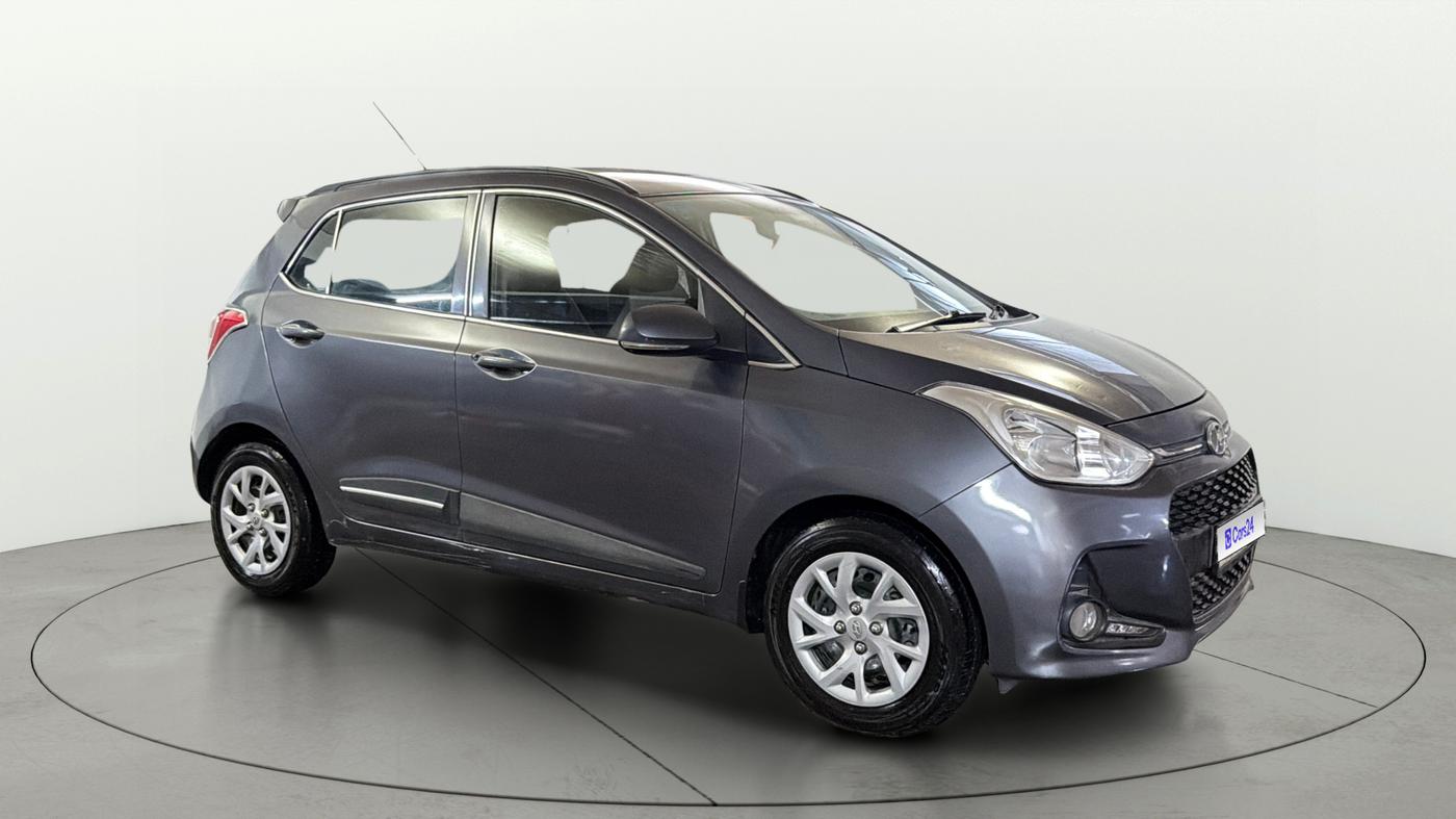 2019 Hyundai Grand i10 SPORTZ 1.2 KAPPA VTVT, Petrol, Manual, 75,953 km, Right Front Diagonal