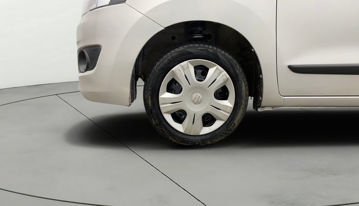2014 Maruti Wagon R 1.0 VXI, Petrol, Manual, 34,718 km, Left Front Wheel