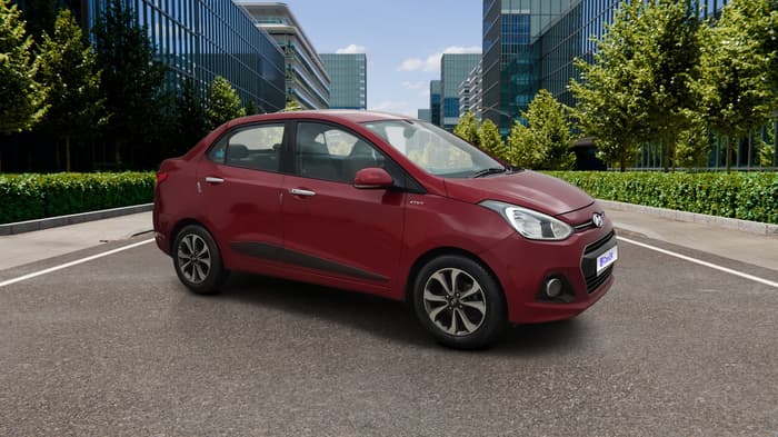 2014 Hyundai Xcent SX 1.2 (O), Petrol, Manual, 78,459 km, Right Front Diagonal