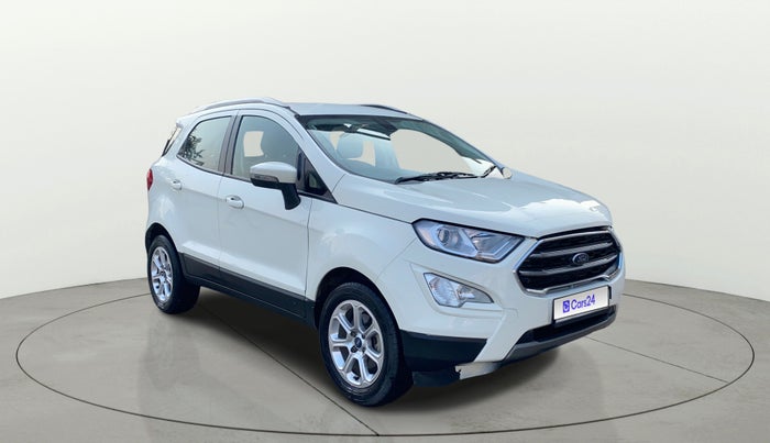 2019 Ford Ecosport TITANIUM + 1.5L PETROL, CNG, Manual, 1,24,698 km, Right Front Diagonal