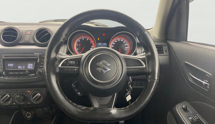 2019 Maruti Swift VXI AMT, Petrol, Automatic, 38,694 km, Steering Wheel Close Up