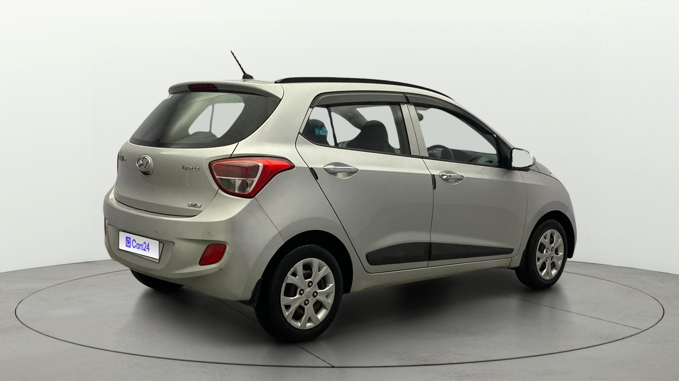 2014 Hyundai Grand i10 SPORTZ 1.2 KAPPA VTVT, Petrol, Manual, 84,021 km, Right Back Diagonal