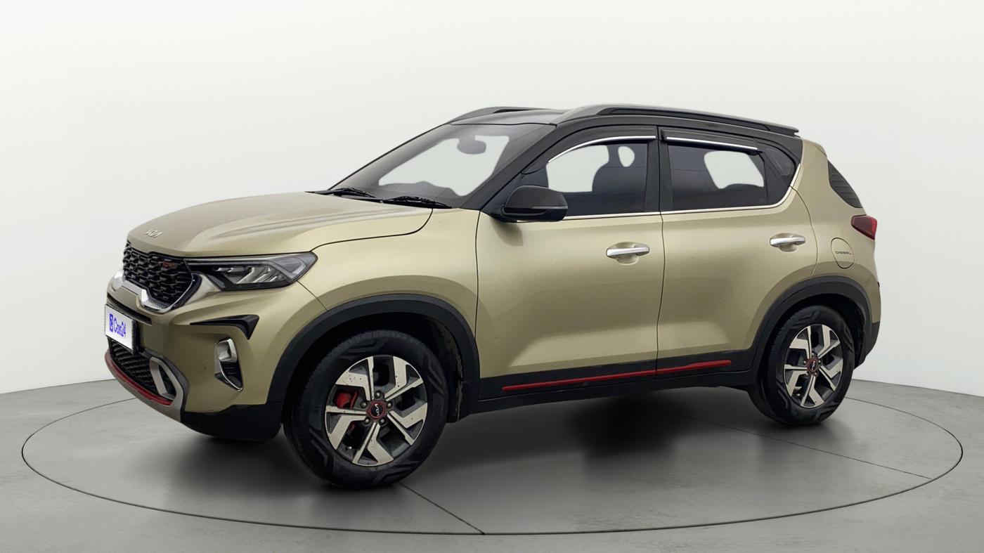 2021 KIA SONET GTX PLUS 1.5 AT, Diesel, Automatic, 53,919 km, Left Front Diagonal