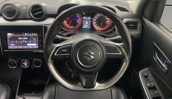2019 Maruti Swift ZXI PLUS AMT, Petrol, Automatic, 33,840 km, Steering Wheel Close Up