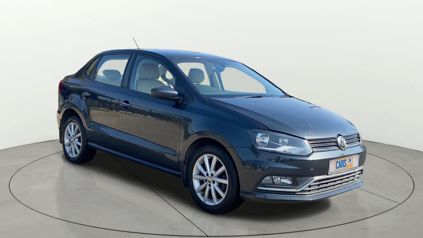 2018 Volkswagen Ameo HIGHLINE PLUS 1.5L AT 16 ALLOY, Diesel, Automatic, 87,218 km, Right Front Diagonal