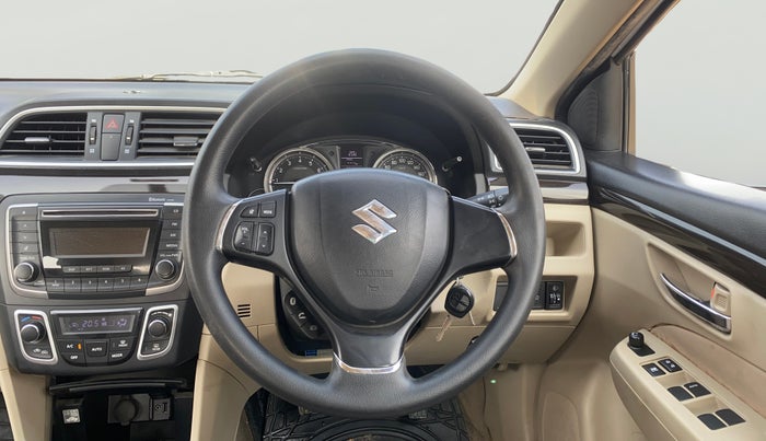 2017 Maruti Ciaz DELTA 1.4 MT PETROL, Petrol, Manual, 75,177 km, Steering Wheel Close Up