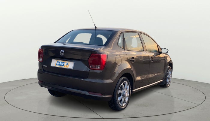 2016 Volkswagen Ameo TRENDLINE 1.2L, CNG, Manual, 1,38,957 km, Right Back Diagonal